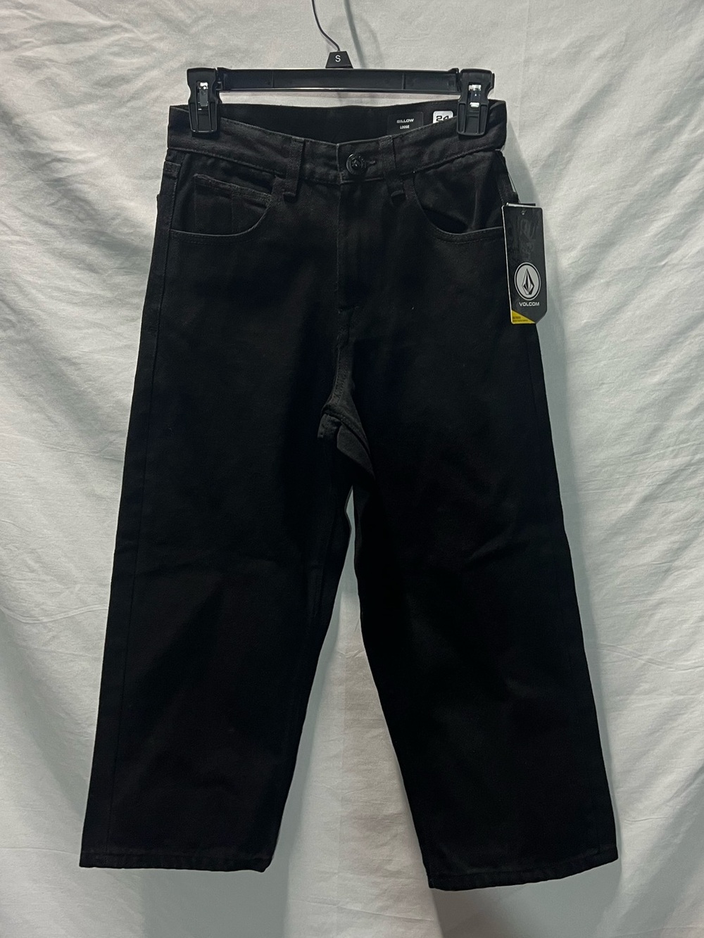 Volcom Boys 8 Black Straight Jeans